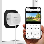 HomiQ Life Window Security Camera 3MP 2K, Indoor WiFi Cameras 2.4GHz/5GHz with Colorvue AI Color Night Vision, Motion & Person Detection with Auto-Focus , Easy Installation, 24/7 Recording Works with Alexa & Google Home