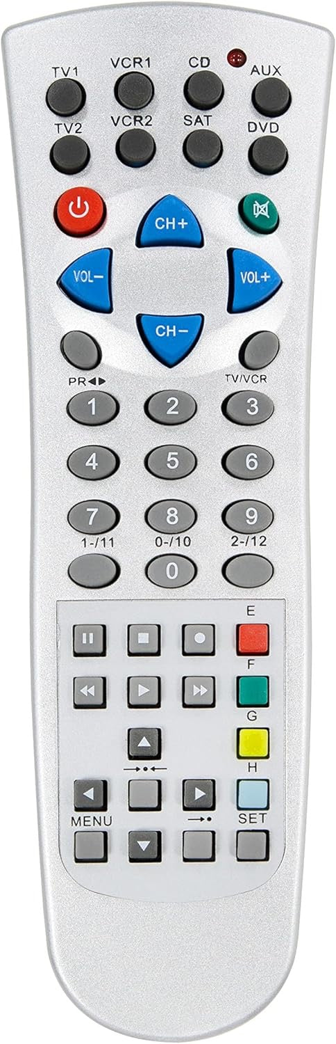 8-in-1 Universal Remote Control – TV, DVD, VCR, SAT, A/C & More product image