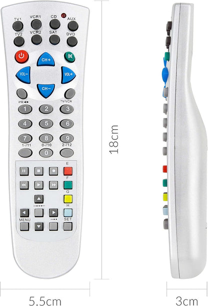 8-in-1 Universal Remote Control – TV, DVD, VCR, SAT, A/C & More product image