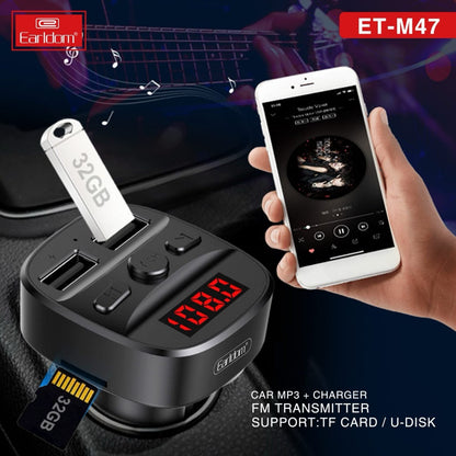 Car MP3 Player with FM Transmitter & Dual USB Charger – Bluetooth Hands-Free product image