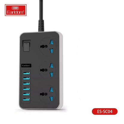 3000W Power Strip with 6 USB Ports & 3 AC Outlets – Auto-ID Smart Charging Extension product image