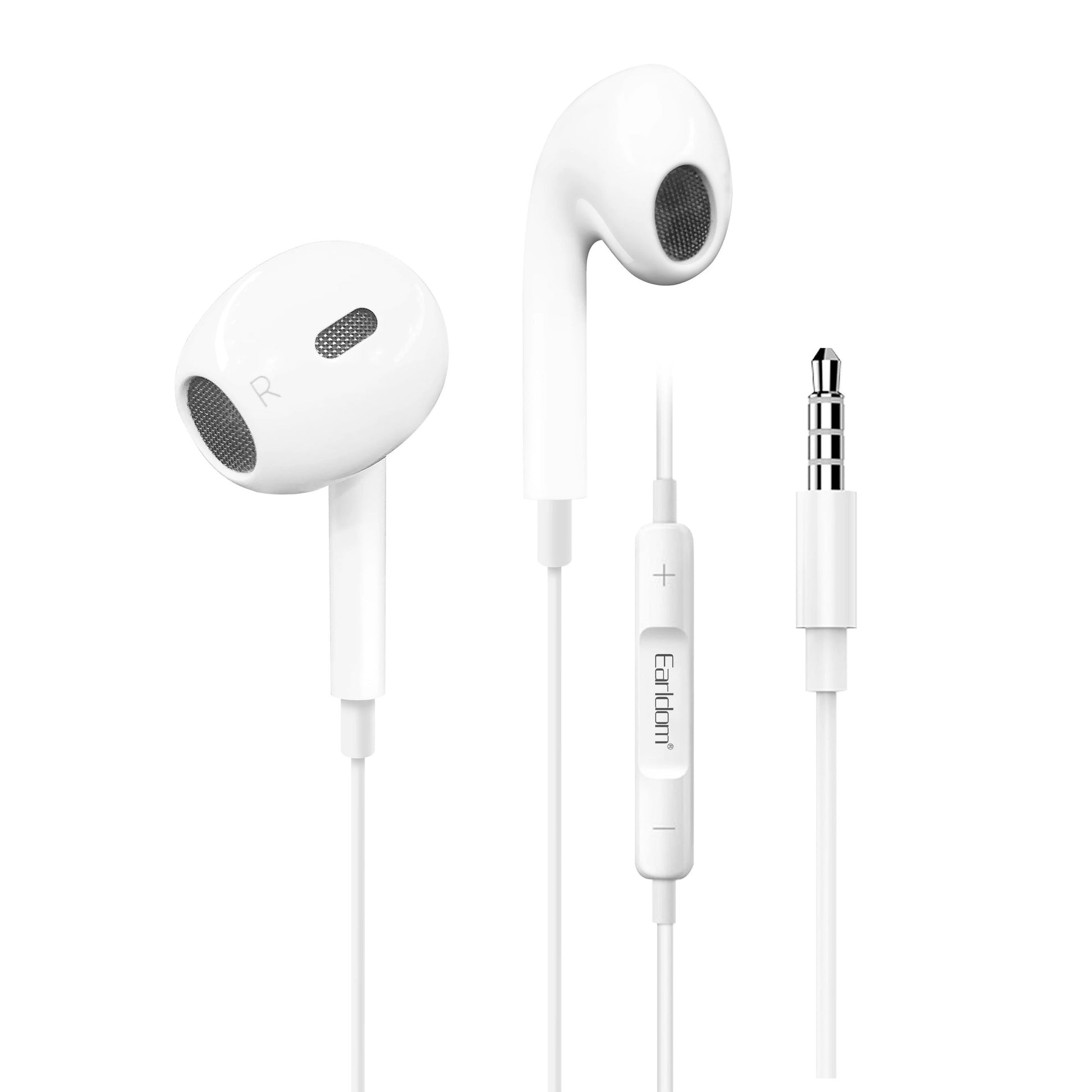 3.5mm In-Ear Earphones – Wired Stereo Headset with Mic & Tangle-Free Cable product image