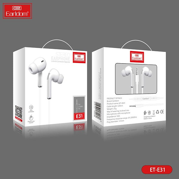 3.5mm Stereo Earphones – Wired In-Ear Headphones with Mic & Control Button product image